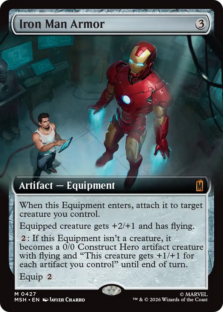 Iron Man Armor (Extended Art) [Marvel Super Heroes] | Exor Games New Glasgow