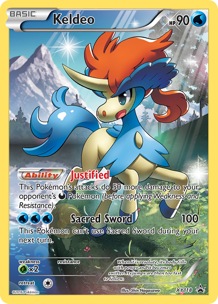 Keldeo (XY118) [XY: Black Star Promos] | Exor Games New Glasgow