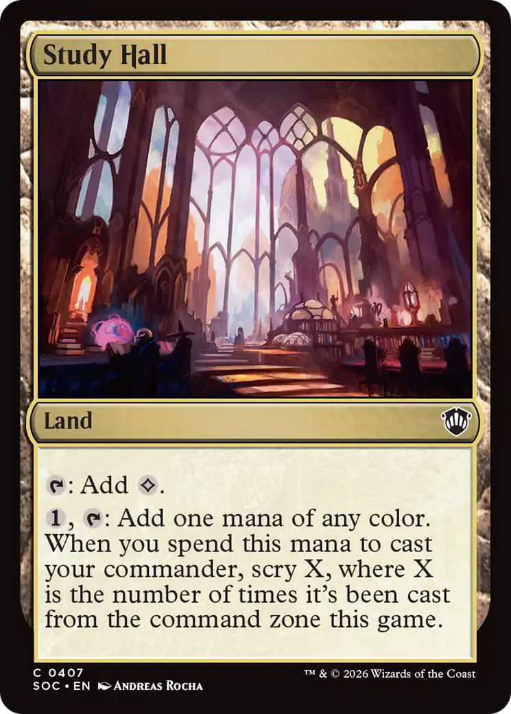 Study Hall [Secrets of Strixhaven Commander] | Exor Games New Glasgow