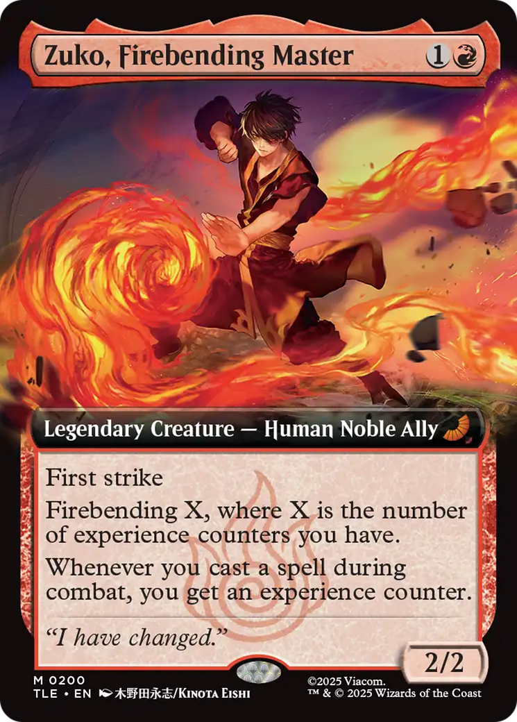 Zuko, Firebending Master (Extended Art) [Avatar: The Last Airbender: Eternal-Legal] | Exor Games New Glasgow