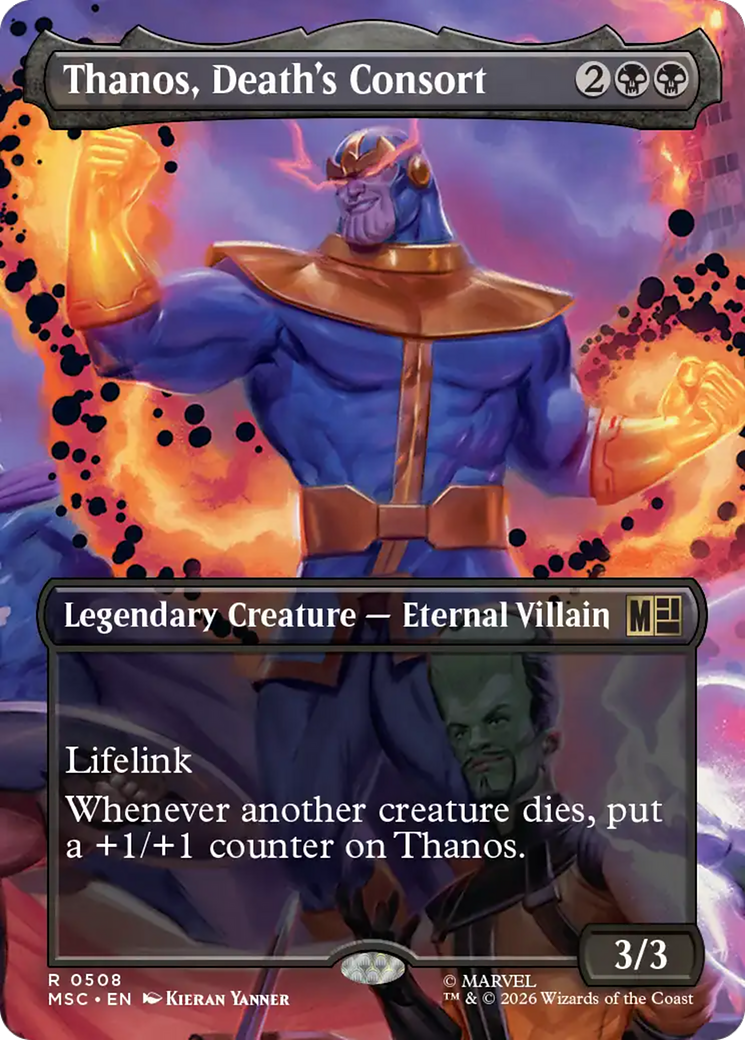 Thanos, Death's Consort (Extended Art) [Marvel Super Heroes Commander] | Exor Games New Glasgow