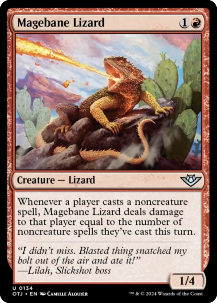 Magebane Lizard [Outlaws of Thunder Junction] | Exor Games New Glasgow