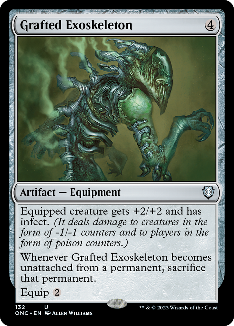 Grafted Exoskeleton [Phyrexia: All Will Be One Commander] | Exor Games New Glasgow