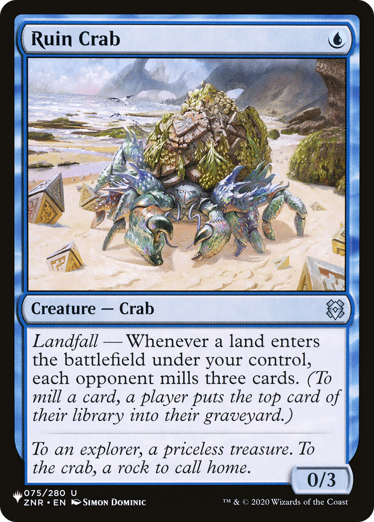 Ruin Crab [The List Reprints] | Exor Games New Glasgow