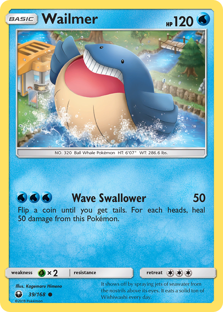 Wailmer (39/168) [Sun & Moon: Celestial Storm] | Exor Games New Glasgow