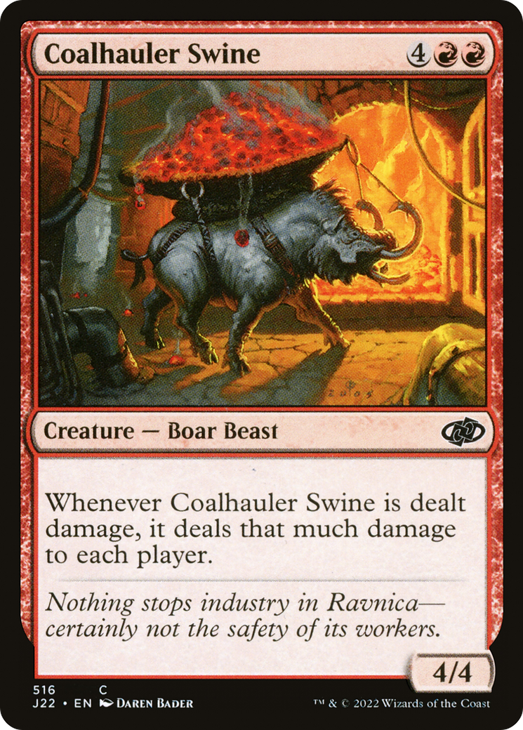 Coalhauler Swine [Jumpstart 2022] | Exor Games New Glasgow