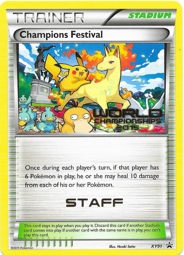 Champions Festival (XY91) (2015 Quarter Finalist) [XY: Black Star Promos] | Exor Games New Glasgow