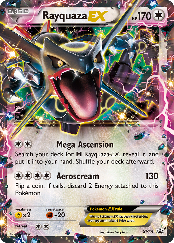 Rayquaza EX (XY69) (Shiny) [XY: Black Star Promos] | Exor Games New Glasgow