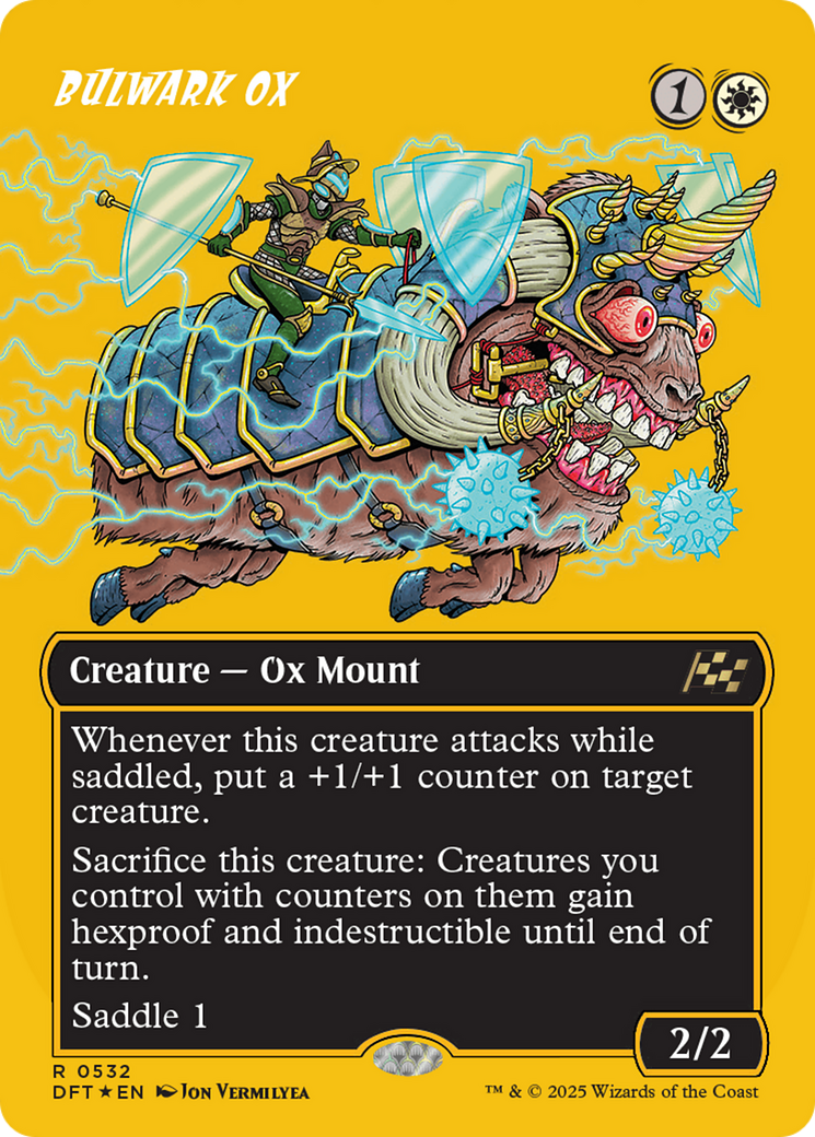 Bulwark Ox (Borderless) (First-Place Foil) [Aetherdrift] | Exor Games New Glasgow