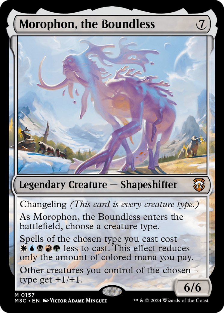 Morophon, the Boundless (Ripple Foil) [Modern Horizons 3 Commander] | Exor Games New Glasgow