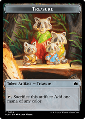 Rabbit // Treasure Double-Sided Token [Bloomburrow Tokens] | Exor Games New Glasgow