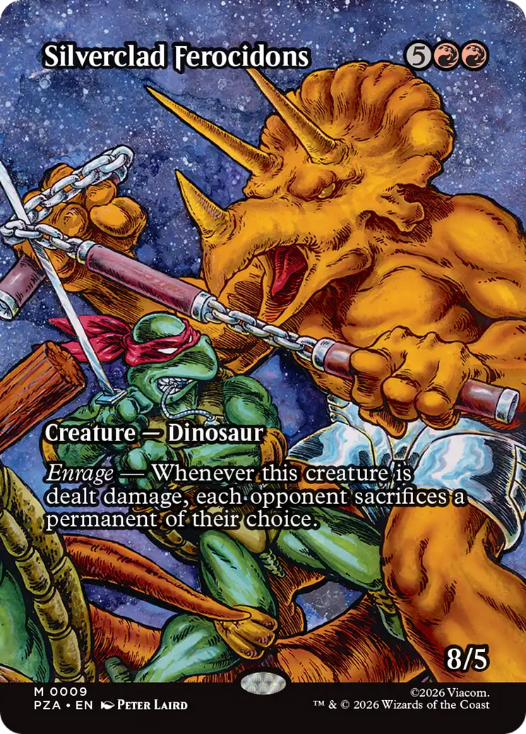 Silverclad Ferocidons (Borderless) [Teenage Mutant Ninja Turtles Eternal-Legal] | Exor Games New Glasgow