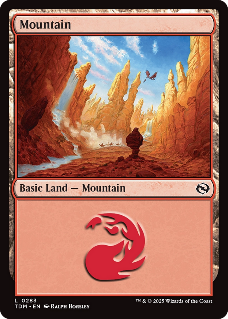Mountain (0283) [Tarkir: Dragonstorm] | Exor Games New Glasgow