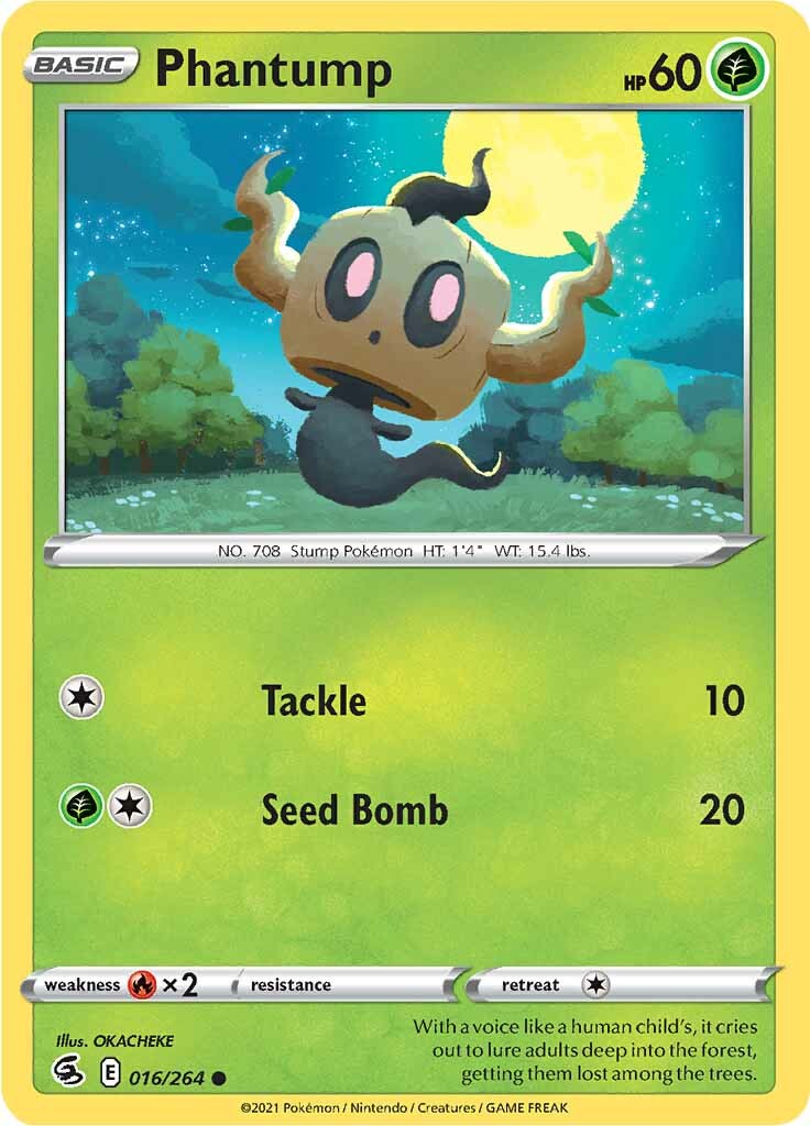 Phantump (016/264) [Sword & Shield: Fusion Strike] | Exor Games New Glasgow