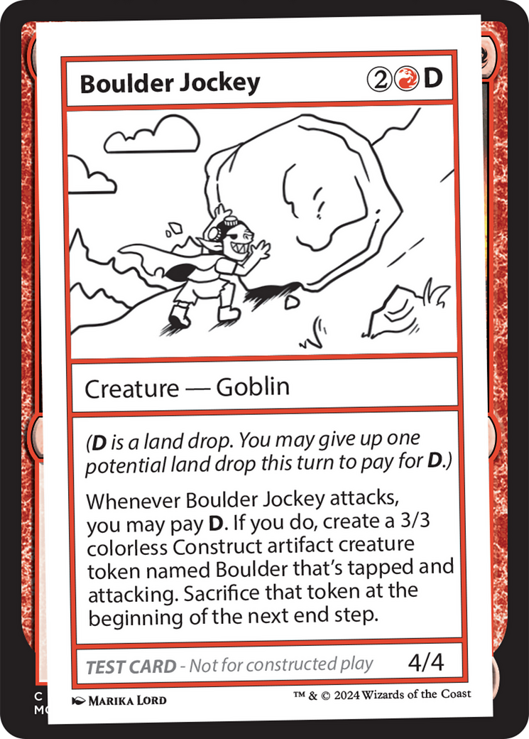 Boulder Jockey [Mystery Booster 2 Playtest Cards] | Exor Games New Glasgow