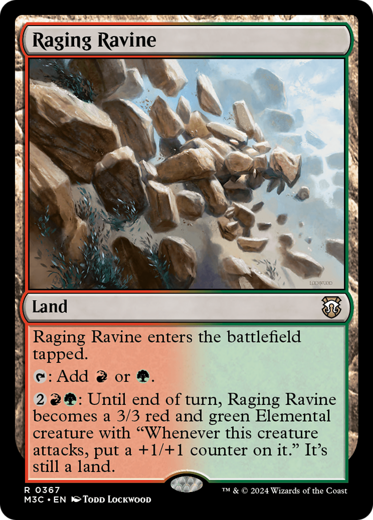 Raging Ravine (Ripple Foil) [Modern Horizons 3 Commander] | Exor Games New Glasgow