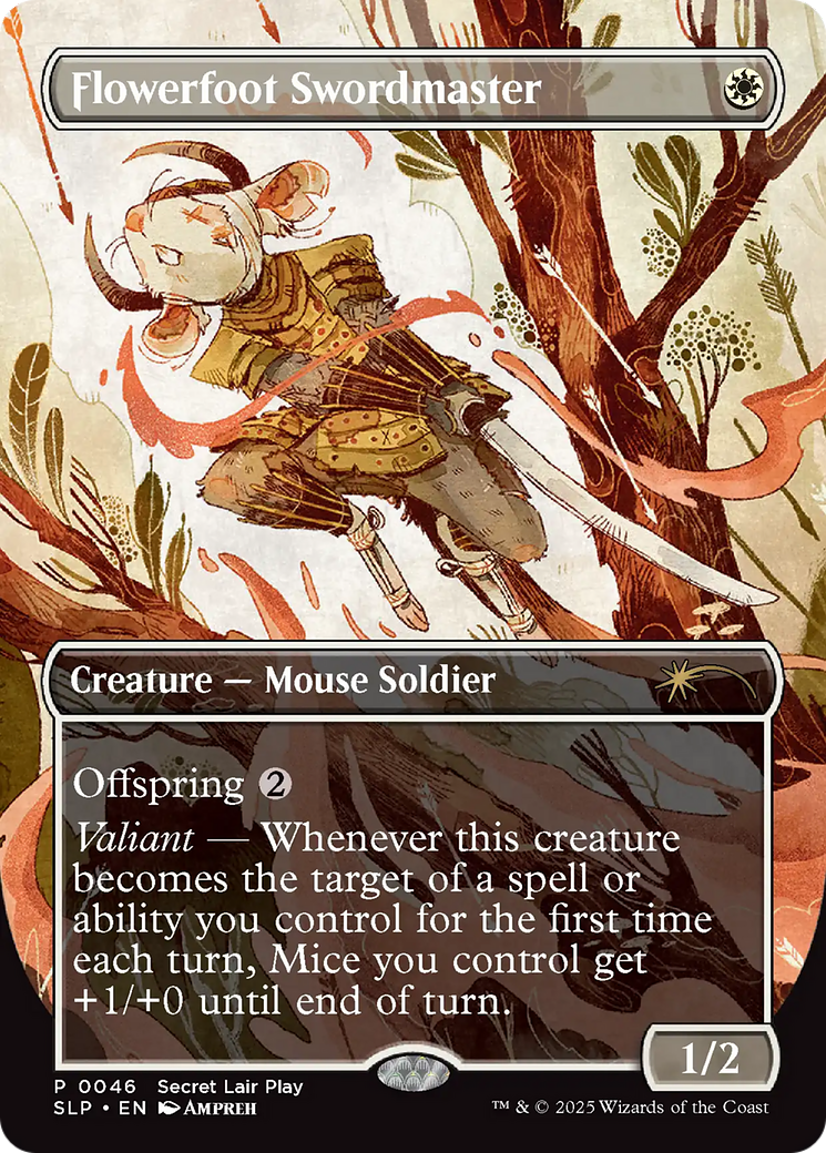 Flowerfoot Swordmaster [Secret Lair Showdown] | Exor Games New Glasgow