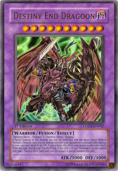 Destiny End Dragoon [LODT-EN042] Ultra Rare | Exor Games New Glasgow