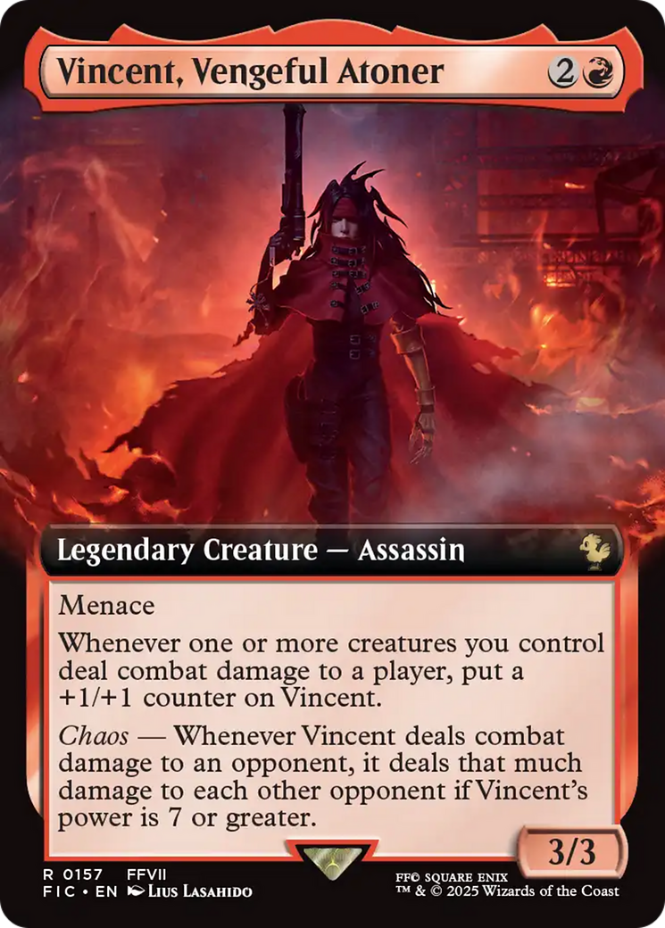 Vincent, Vengeful Atoner (Extended Art) [FINAL FANTASY Commander] | Exor Games New Glasgow