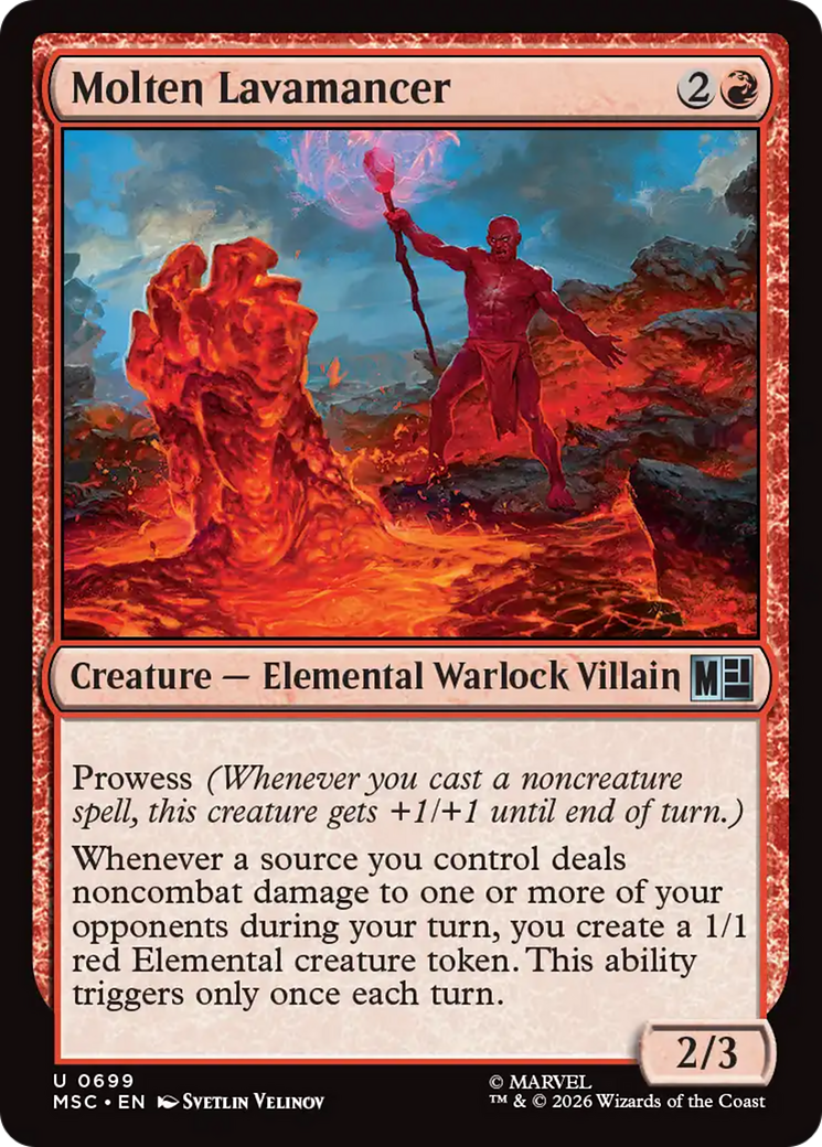 Molten Lavamancer [Marvel Super Heroes Commander] | Exor Games New Glasgow