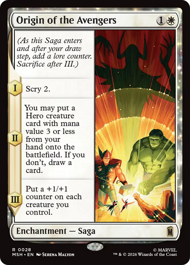 Origin of the Avengers [Marvel Super Heroes] | Exor Games New Glasgow