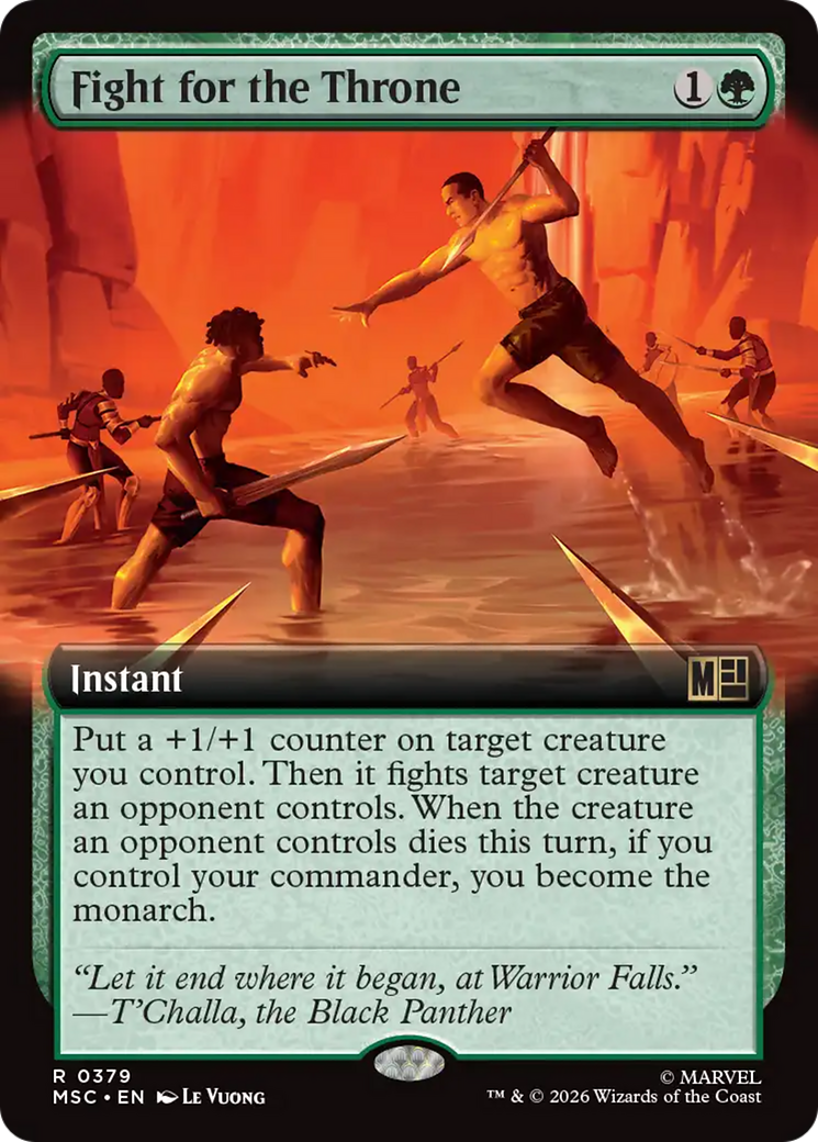 Fight for the Throne (Extended Art) [Marvel Super Heroes Commander] | Exor Games New Glasgow
