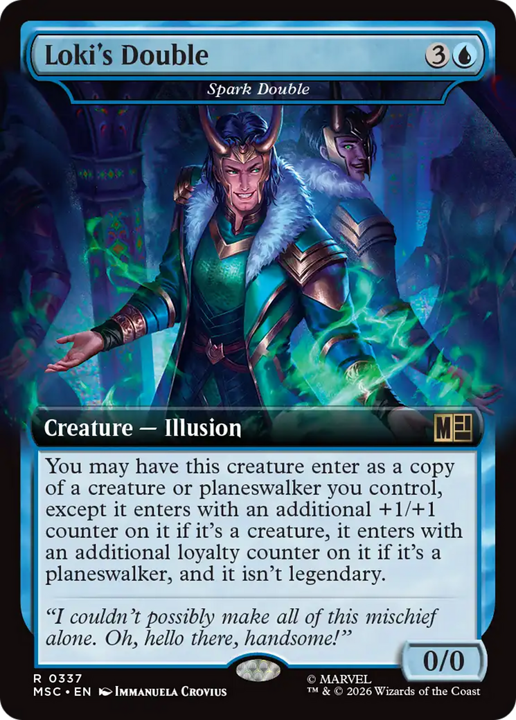 Loki's Double - Spark Double (Extended Art) [Marvel Super Heroes Commander] | Exor Games New Glasgow