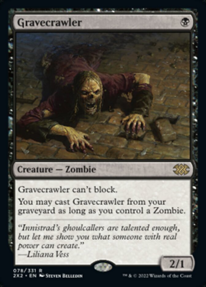 Gravecrawler [Double Masters 2022] | Exor Games New Glasgow