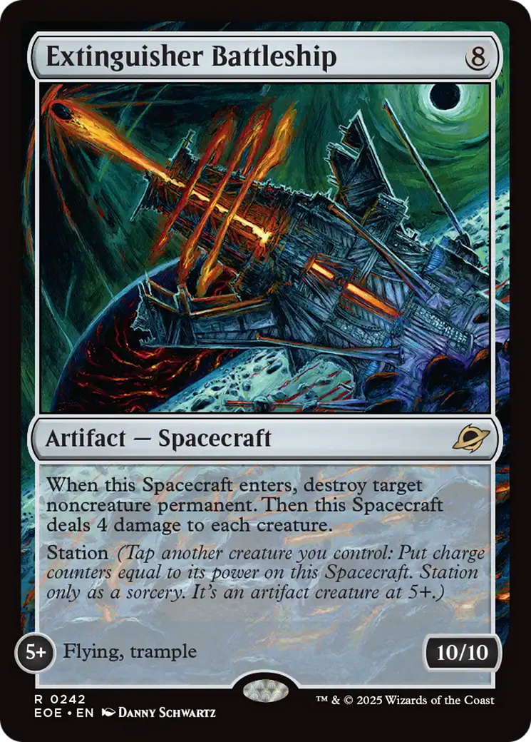 Extinguisher Battleship [Edge of Eternities] | Exor Games New Glasgow