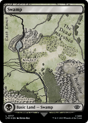 Swamp (0717) (Surge Foil) [The Lord of the Rings: Tales of Middle-Earth] | Exor Games New Glasgow