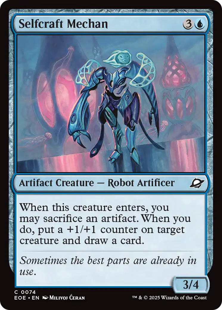 Selfcraft Mechan [Edge of Eternities] | Exor Games New Glasgow