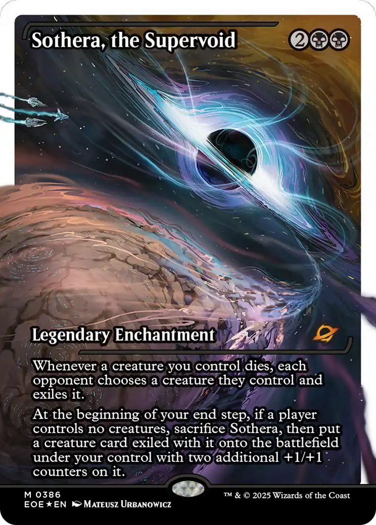 Sothera, the Supervoid (Fracture Foil) [Edge of Eternities] | Exor Games New Glasgow