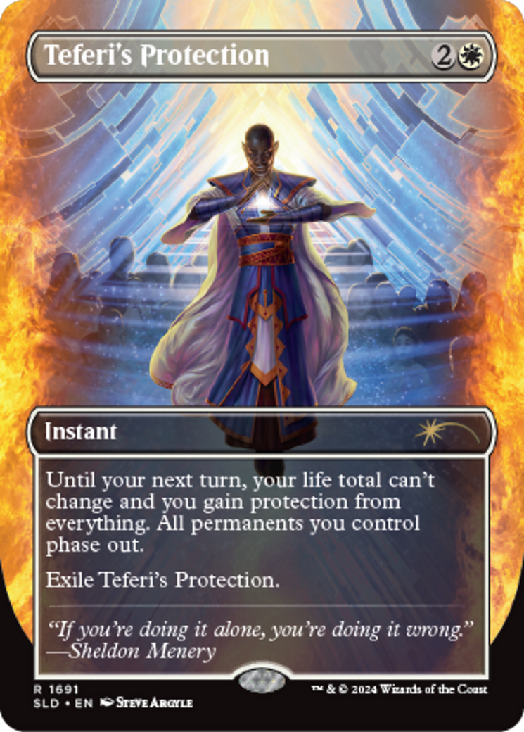 Teferi's Protection (1691) [Secret Lair: Sheldon's Spellbook] | Exor Games New Glasgow