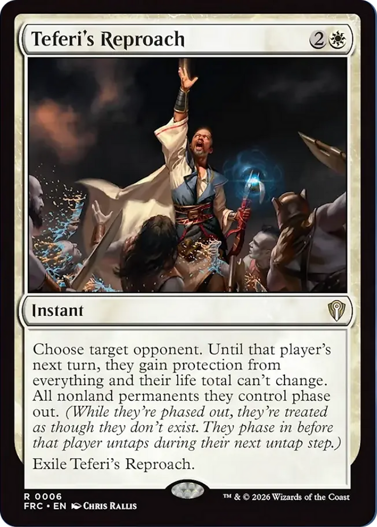 Teferi's Reproach [Reality Fracture Commander] | Exor Games New Glasgow