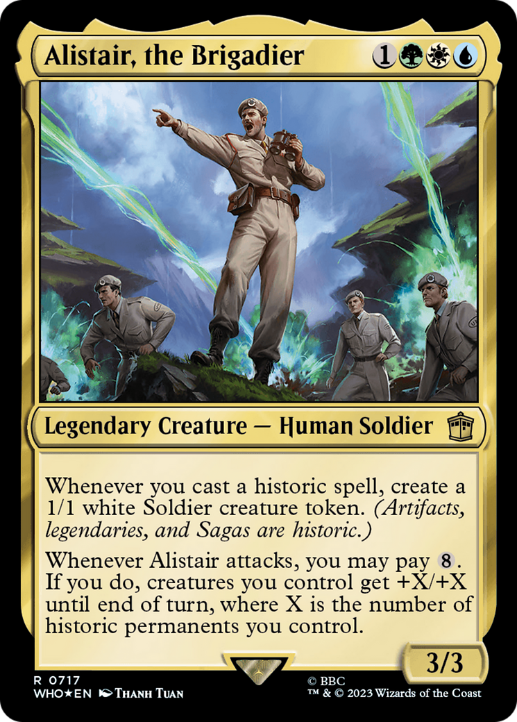 Alistair, the Brigadier (Surge Foil) [Doctor Who] | Exor Games New Glasgow