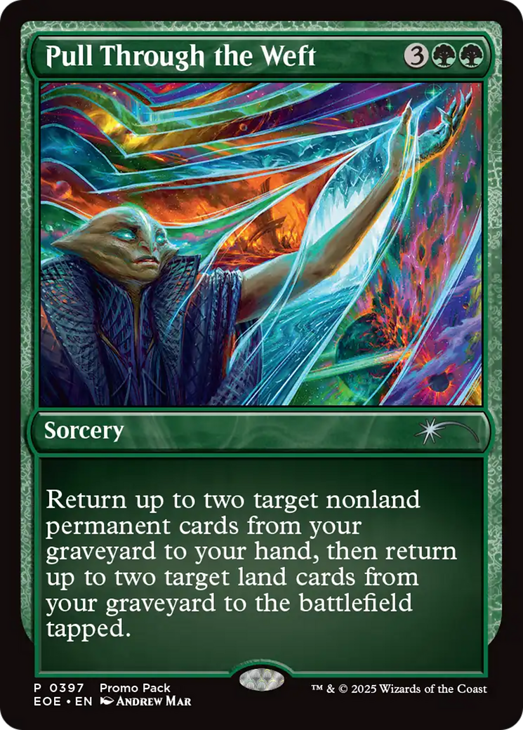Pull Through the Weft [Edge of Eternities Promo Pack] | Exor Games New Glasgow