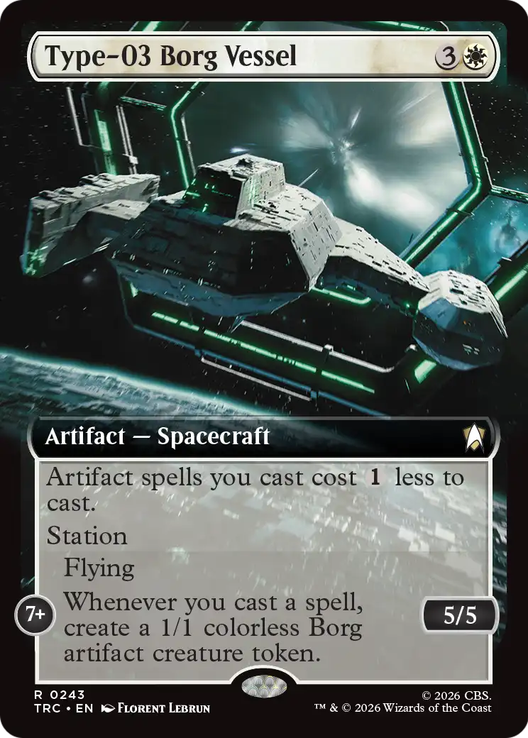 Type-03 Borg Vessel (Extended Art) [Star Trek Commander] | Exor Games New Glasgow