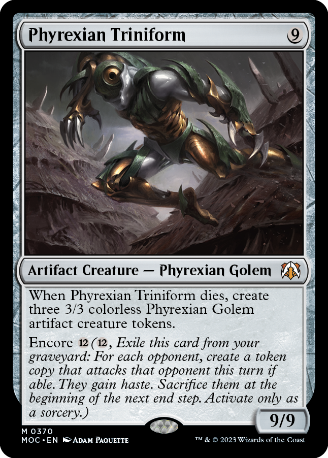 Phyrexian Triniform [March of the Machine Commander] | Exor Games New Glasgow