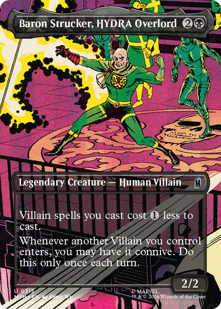 Baron Strucker, HYDRA Overlord (Borderless) (0315) [Marvel Super Heroes] | Exor Games New Glasgow