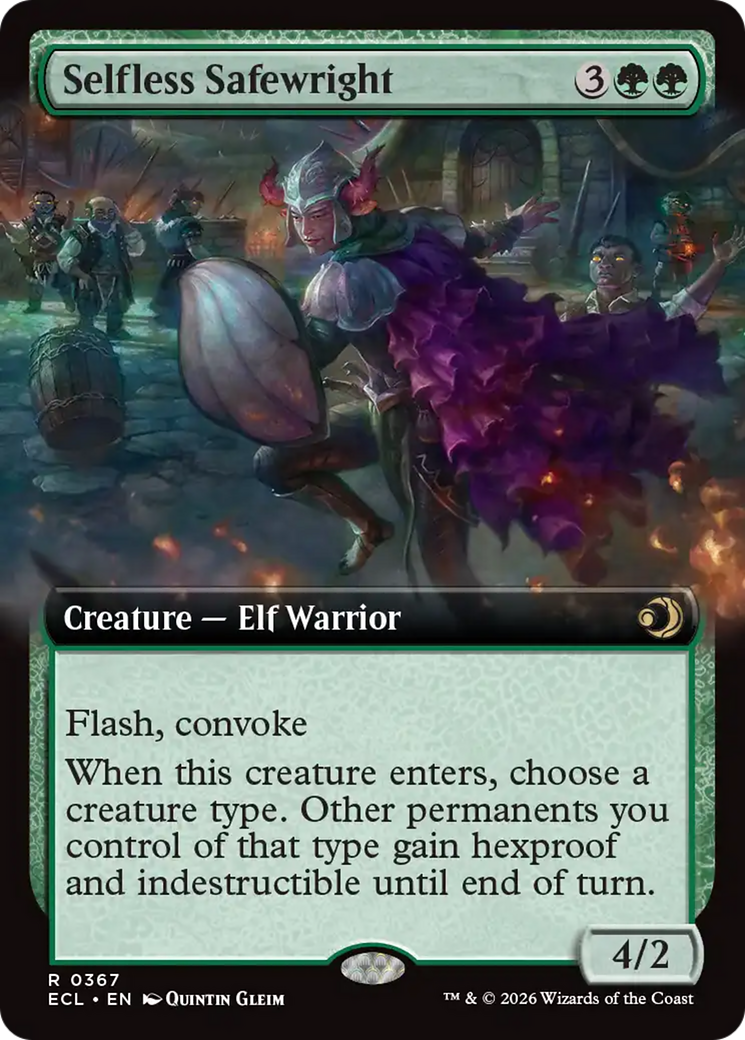 Selfless Safewright (Extended Art) [Lorwyn Eclipsed] | Exor Games New Glasgow