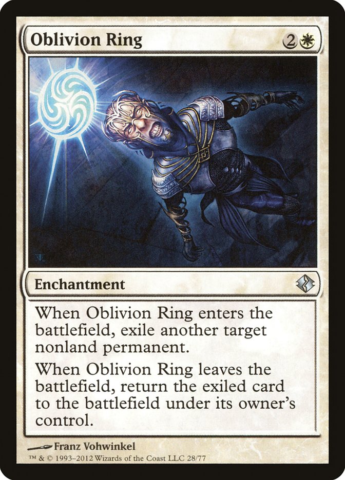 Oblivion Ring [Duel Decks: Venser vs. Koth] | Exor Games New Glasgow