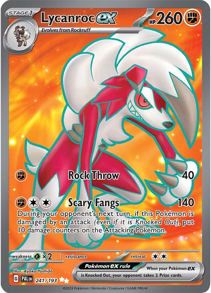 Lycanroc ex (241/193) [Scarlet & Violet: Paldea Evolved] | Exor Games New Glasgow