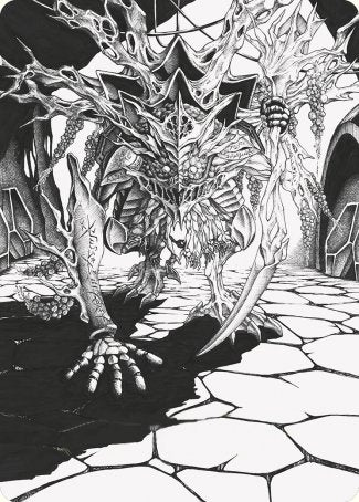 Thrun, Breaker of Silence Art Card [Phyrexia: All Will Be One Art Series] | Exor Games New Glasgow