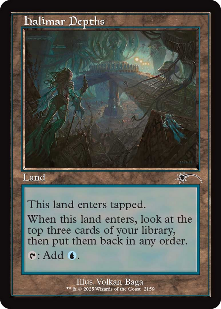 Halimar Depths (Retro Frame) [Secret Lair Drop Series] | Exor Games New Glasgow