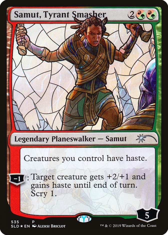 Samut, Tyrant Smasher (Stained Glass) [Secret Lair Drop Promos] | Exor Games New Glasgow