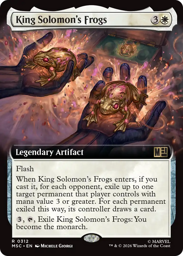 King Solomon's Frogs (Extended Art) [Marvel Super Heroes Commander] | Exor Games New Glasgow