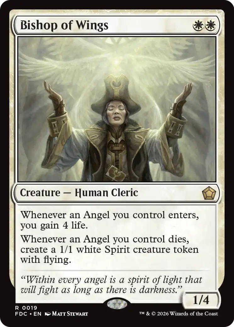 Bishop of Wings [Foundations Commander] | Exor Games New Glasgow