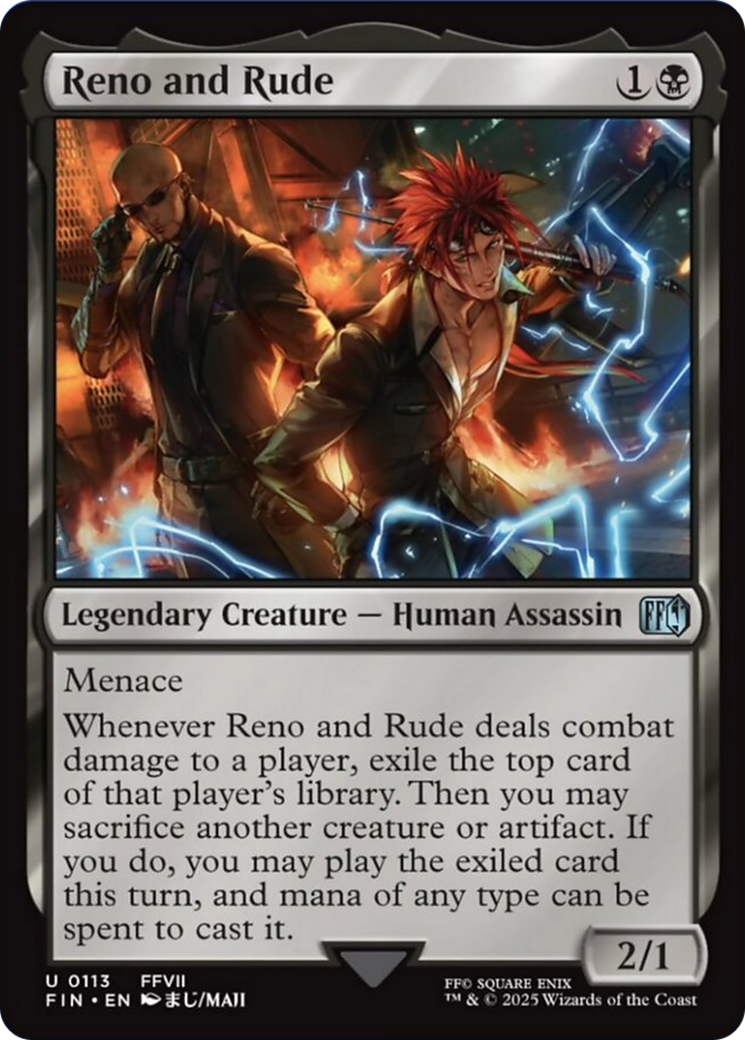 Reno and Rude [FINAL FANTASY] | Exor Games New Glasgow