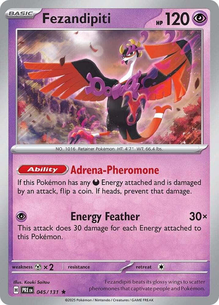 Fezandipiti (045/131) [Scarlet & Violet: Prismatic Evolutions] | Exor Games New Glasgow