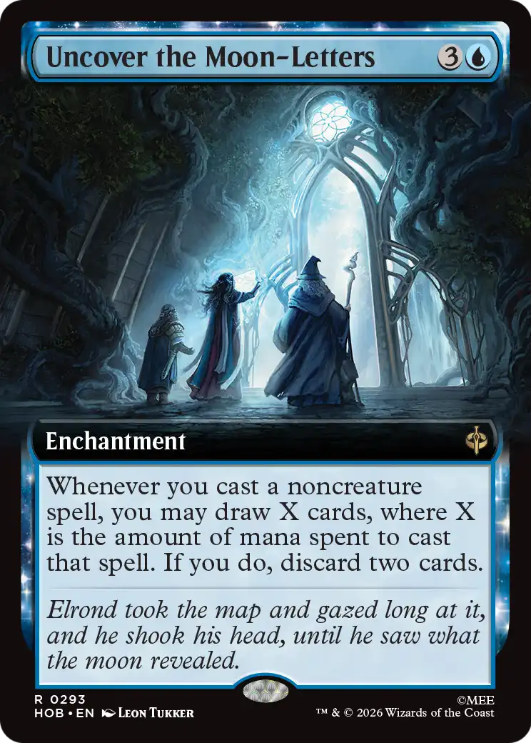 Uncover the Moon-Letters (Extended Art) [The Hobbit] | Exor Games New Glasgow